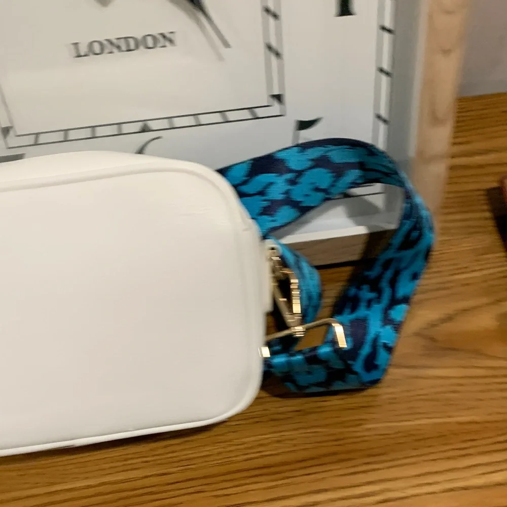 Ah Dorned Crossbody Bag with Blue Strap
